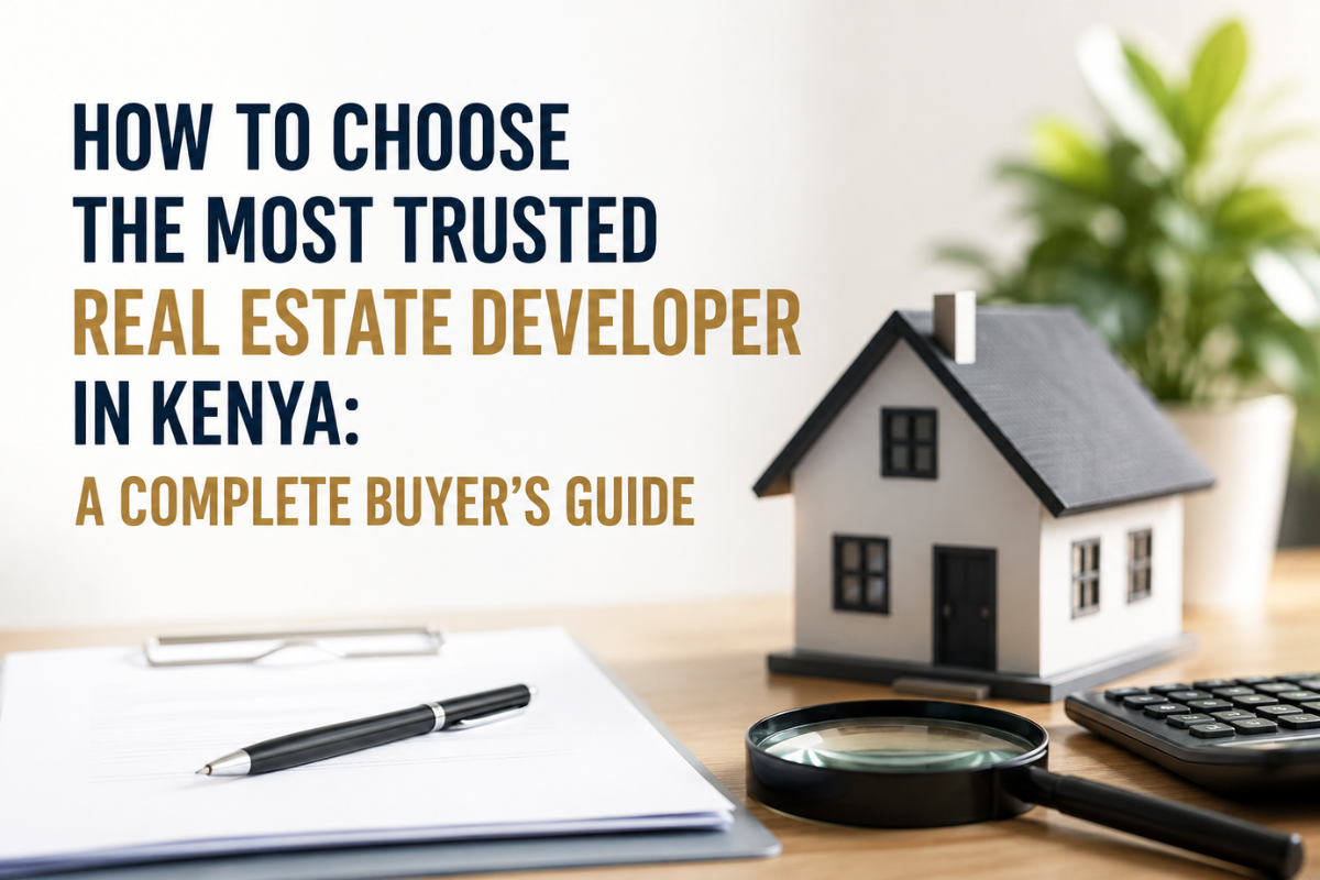 Selecting the most trusted real estate developer in Nairobi and Mombasa for secure property investment
