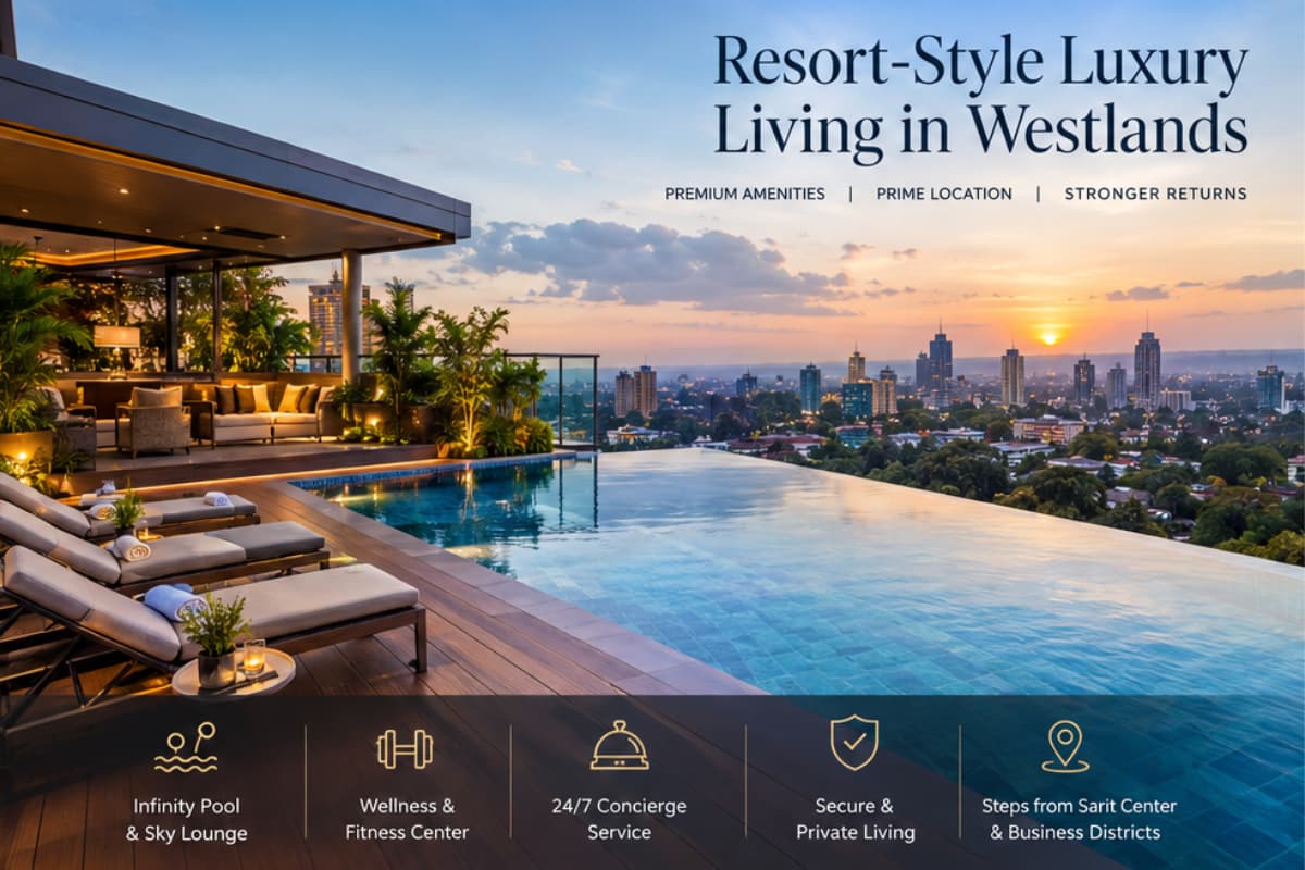 Luxury apartments in Nairobi Westlands with 5-star hotel-grade amenities