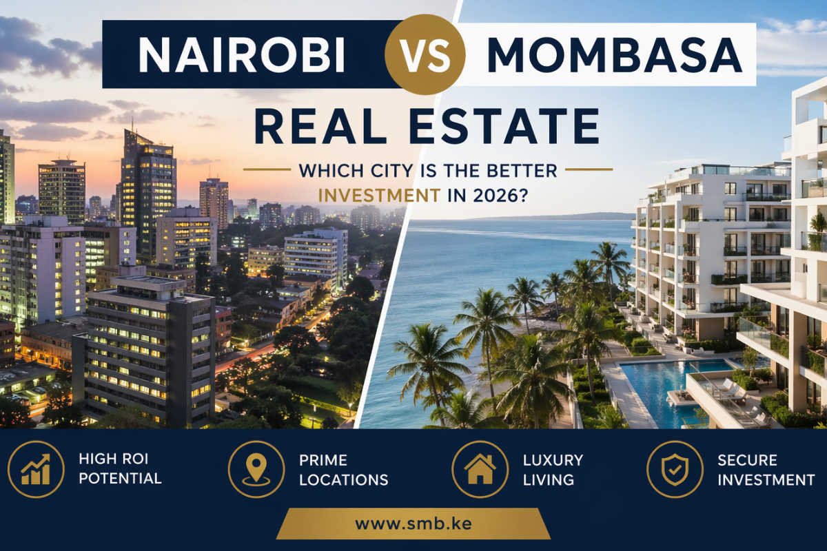 Nairobi vs Mombasa real estate investment with SMB Properties