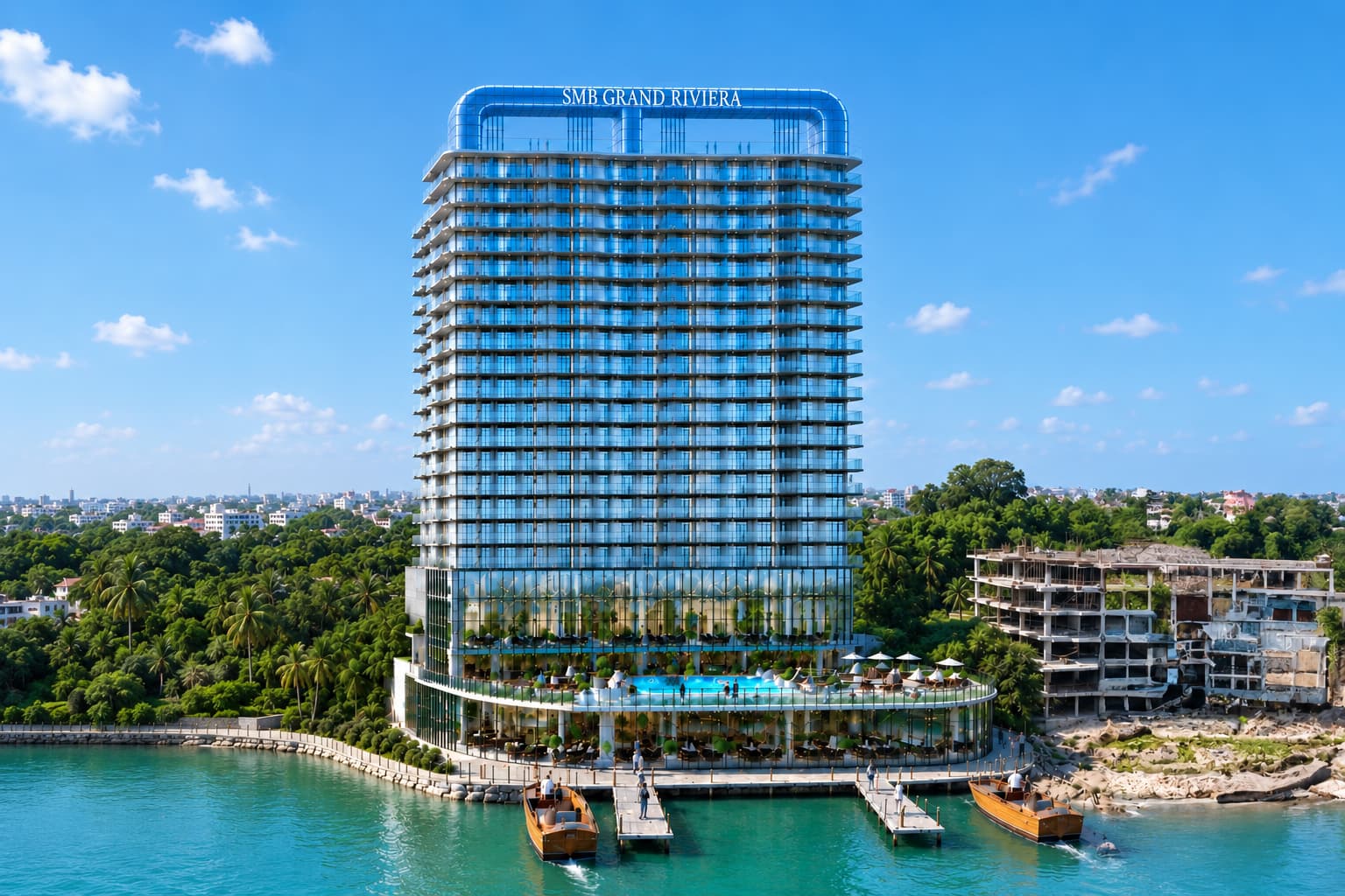 SMB Grand Riviera - ultra-spacious waterfront apartments Nyali Mombasa